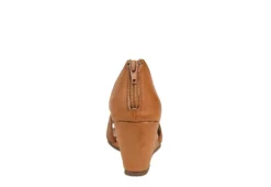 Journee Collection Womens Aretha Wedge Sandal - Cognac -Rack Room Footwear Sales US 01 102153 04