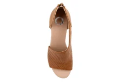 Journee Collection Womens Aretha Wedge Sandal - Cognac -Rack Room Footwear Sales US 01 102153 05