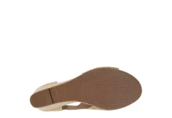 Journee Collection Womens Aretha Wedge Sandal - Taupe -Rack Room Footwear Sales US 01 102155 06