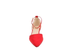 Journee Collection Womens Arkie Pump - Red 9 Journee Collection Womens Arkie Pump - Red -Rack Room Footwear Sales US 01 102160 02