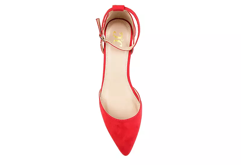 Journee Collection Womens Arkie Pump - Red 6 Journee Collection Womens Arkie Pump - Red - Image 6