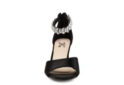 Journee Collection Womens Connor Wedge Sandal - Black -Rack Room Footwear Sales US 01 102215 02