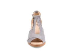 Journee Collection Womens Kedzie Wedge Sandal - Grey 9 Journee Collection Womens Kedzie Wedge Sandal - Grey -Rack Room Footwear Sales US 01 102267 02