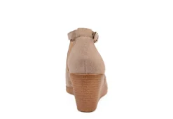 Journee Collection Womens Kedzie Wedge Sandal - Taupe 11 Journee Collection Womens Kedzie Wedge Sandal - Taupe -Rack Room Footwear Sales US 01 102269 04