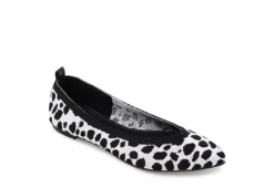 Journee Collection Womens Karise Flat - Animal