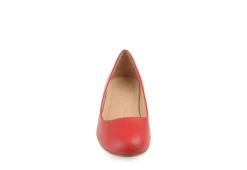 Journee Collection Womens Saar Pump - Red 9 Journee Collection Womens Saar Pump - Red -Rack Room Footwear Sales US 01 103358 02