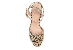 Journee Collection Womens Nairri Platform Sandal - Leopard -Rack Room Footwear Sales US 01 103510 05