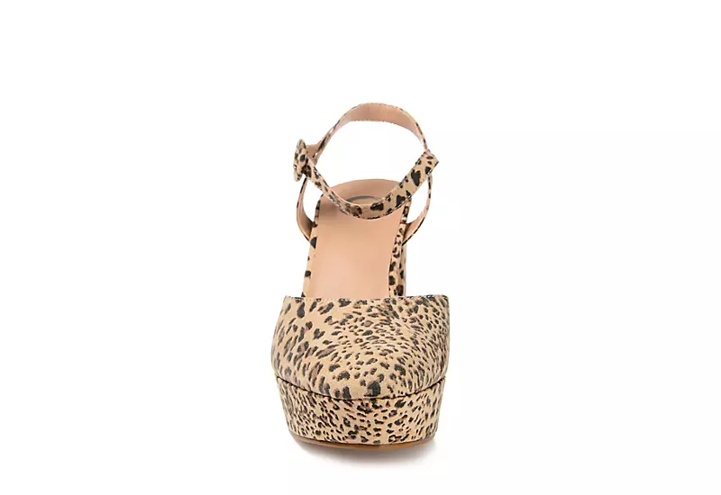 Journee Collection Womens Roslynn Platform Pump - Leopard 3 Journee Collection Womens Roslynn Platform Pump - Leopard - Image 3