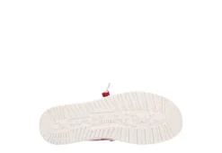 Heydude Womens Wendy Slip On Sneaker - Red -Rack Room Footwear Sales US 01 104700 06