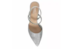 Lauren Blakwell Womens Bea Pump - Silver 12 Lauren Blakwell Womens Bea Pump - Silver -Rack Room Footwear Sales US 01 104993 05
