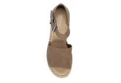 Michael By Michael Shannon Womens Giulia Wedge Sandal - Taupe -Rack Room Footwear Sales US 01 105204 05