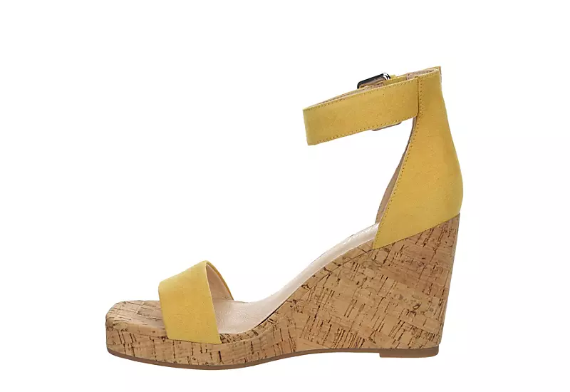 Xappeal Womens Amora Wedge Sandal - Yellow 4 Xappeal Womens Amora Wedge Sandal - Yellow - Image 4