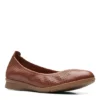 Clarks Womens Jeanette Ease Flat - Tan