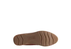 Clarks Womens Jeanette Ease Flat - Tan -Rack Room Footwear Sales US 01 105282 06