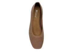 Xappeal Womens Milani Flat - Taupe -Rack Room Footwear Sales US 01 105451 05