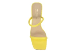Michael By Michael Shannon Womens Dionne Slide Sandal - Yellow -Rack Room Footwear Sales US 01 105577 05