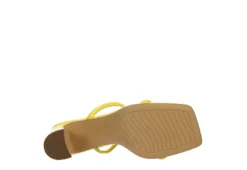 Michael By Michael Shannon Womens Dionne Slide Sandal - Yellow -Rack Room Footwear Sales US 01 105577 06