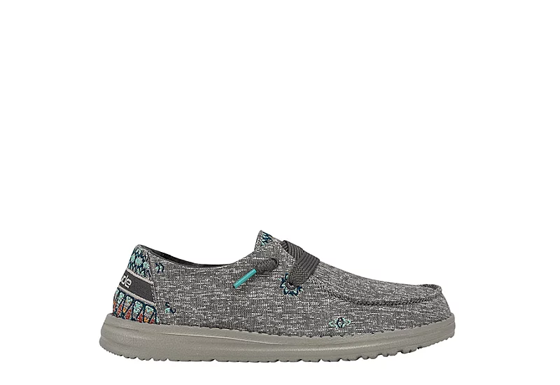 Heydude Womens Wendy Slip On Sneaker - Grey 2 Heydude Womens Wendy Slip On Sneaker - Grey - Image 2