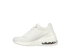 Skechers Womens Million Air Elevated Air Sneaker - White -Rack Room Footwear Sales US 01 105684 02