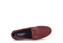 Sperry Womens Coastfish 2-eye Boat Shoe - Burgundy -Rack Room Footwear Sales US 01 105707 04