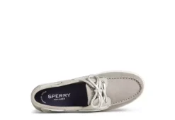Sperry Womens Coastfish 2-eye Boat Shoe - Pale Grey -Rack Room Footwear Sales US 01 105709 04