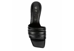 Unisa Womens Coltin Slide Sandal - Black -Rack Room Footwear Sales US 01 105720 05
