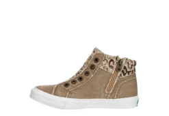 Blowfish Womens Kora High Top Sneaker - Taupe 10 Blowfish Womens Kora High Top Sneaker - Taupe -Rack Room Footwear Sales US 01 105833 03