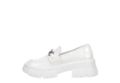 Steve Madden Womens Trifecta Loafer - White -Rack Room Footwear Sales US 01 105877 03