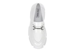 Steve Madden Womens Trifecta Loafer - White -Rack Room Footwear Sales US 01 105877 05