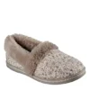 Skechers Womens Cozy Campfire Lazy Sunday Slipper - Taupe