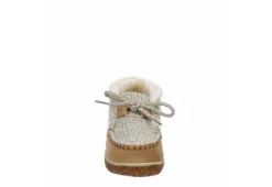 Minnetonka Womens Jenn Bootie Slipper - Tan -Rack Room Footwear Sales US 01 106040 02