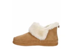 Minnetonka Womens Jule Bootie Slipper - Tan -Rack Room Footwear Sales US 01 106042 03