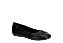 Xappeal Womens Bekah Flat - Black -Rack Room Footwear Sales US 01 106082 06