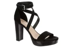 Rack Room Footwear Sales 3 Limelight Womens Lainey Platform Sandal - Black