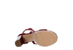 Limelight Womens Lainey Platform Sandal - Wine 13 Limelight Womens Lainey Platform Sandal - Wine -Rack Room Footwear Sales US 01 106134 06