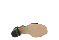 Michael By Michael Shannon Womens Stella Sandal - Green -Rack Room Footwear Sales US 01 106152 06