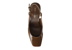 Marc Fisher Womens Valana Pump - Dark Tan -Rack Room Footwear Sales US 01 106394 03