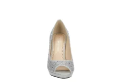 Adrienne Vittadini Womens Gervin Pump - Silver 9 Adrienne Vittadini Womens Gervin Pump - Silver -Rack Room Footwear Sales US 01 106399 02