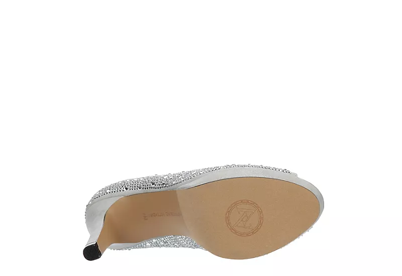 Adrienne Vittadini Womens Gervin Pump - Silver 7 Adrienne Vittadini Womens Gervin Pump - Silver - Image 7