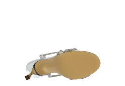 N By Nina Womens Lourdes Sandal - Silver -Rack Room Footwear Sales US 01 106400 06