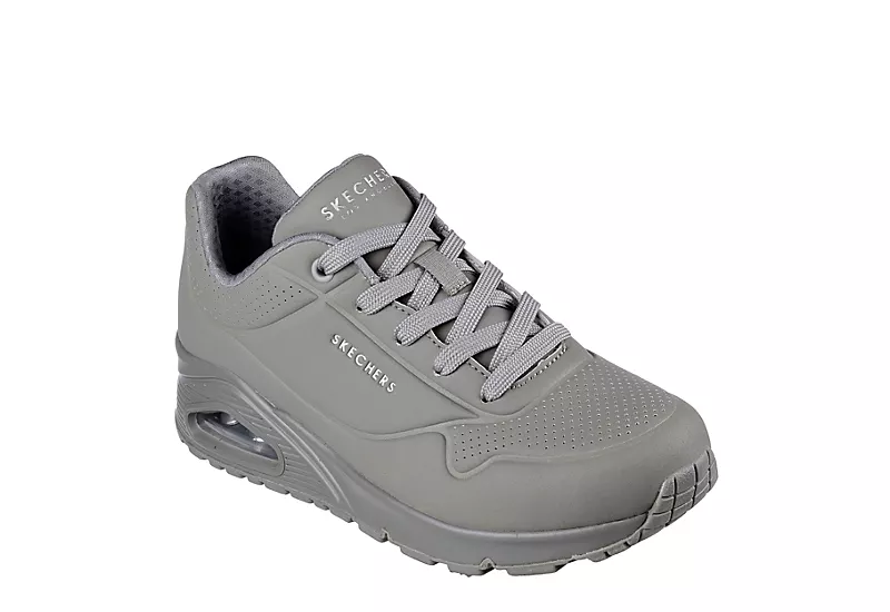 Skechers Womens Uno Sneaker - Grey 1 Skechers Womens Uno Sneaker - Grey