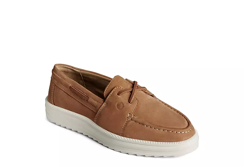 Sperry Womens Cruise Plushstep Boat Shoe - Tan 1 Sperry Womens Cruise Plushstep Boat Shoe - Tan
