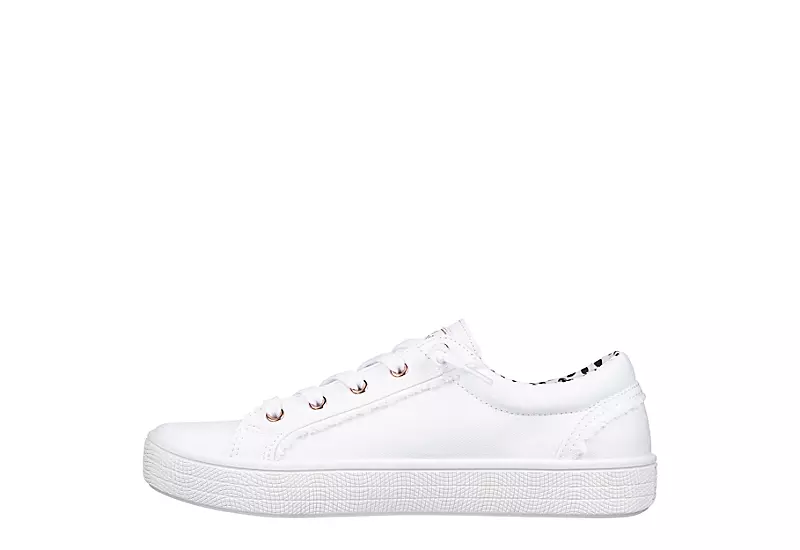 Skechers Womens B Extra Cute 2cute4u Slip On Sneaker - White 3 Skechers Womens B Extra Cute 2cute4u Slip On Sneaker - White - Image 3