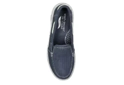 Skechers Womens Arch Fit Skipper Playful Slip On Sneaker - Navy -Rack Room Footwear Sales US 01 106890 03