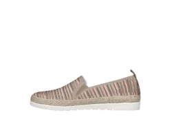 Skechers Womens Flexpadrille 3.0 Serene Sweetie Slip On Sneaker - Taupe -Rack Room Footwear Sales US 01 106895 02