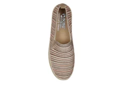 Skechers Womens Flexpadrille 3.0 Serene Sweetie Slip On Sneaker - Taupe -Rack Room Footwear Sales US 01 106895 03