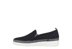 Skechers Womens Flexpadrille Hi Pleasant Harmony Slip On Sneaker - Black -Rack Room Footwear Sales US 01 106897 02