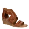Eurosoft Womens Ginnifer Wedge Sandal - Brown