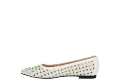 Mootsies Tootsies Womens Akshy Flat - White -Rack Room Footwear Sales US 01 106980 03