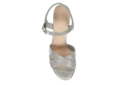 Maripe Womens Leilani Platform Sandal - Silver -Rack Room Footwear Sales US 01 107005 05